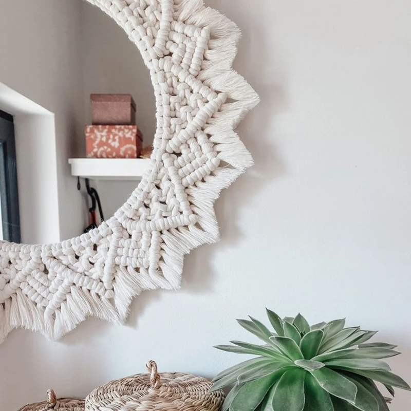 Miroir Macramé Macramé&Co | La décoration bohème de votre intérieur