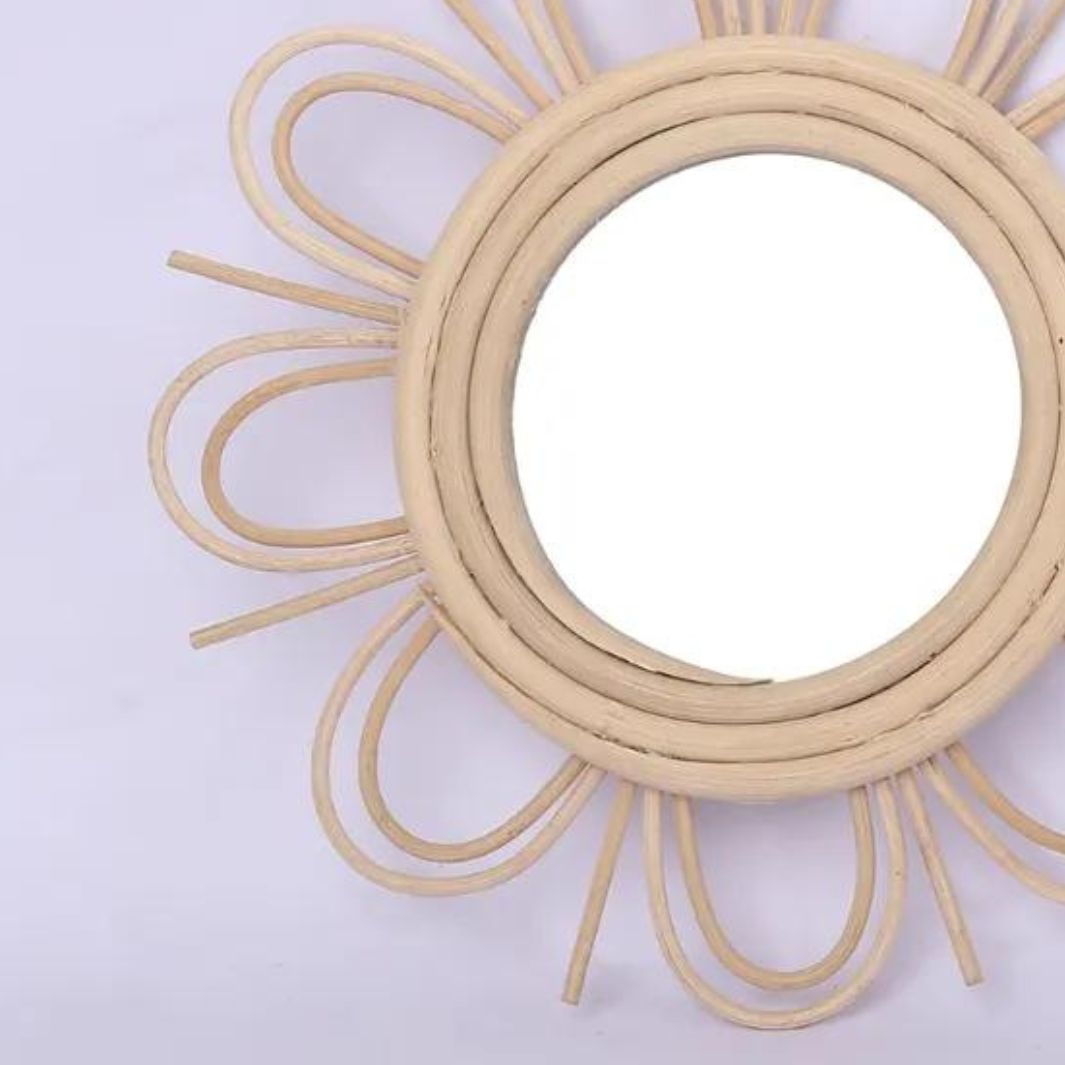 Miroir Rotin Macramé&Co | La décoration bohème de votre intérieur