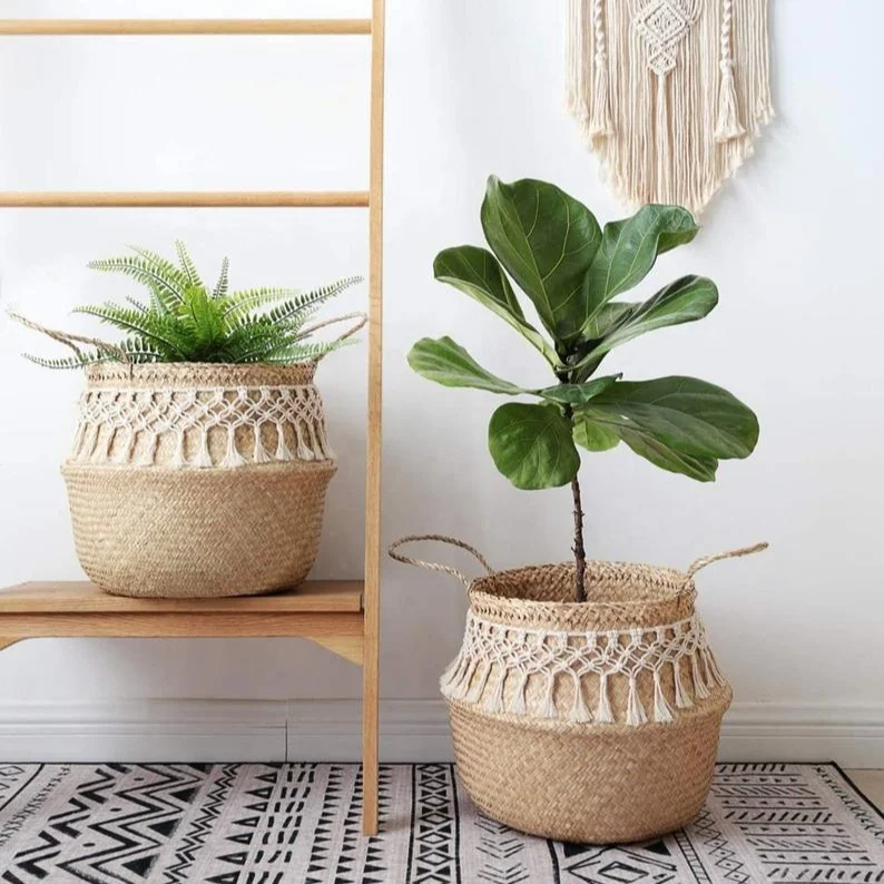 Panier Boule "Florida" Macramé&Co | La décoration bohème de votre intérieur