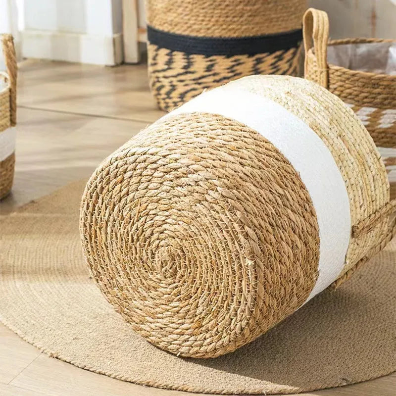 Panier de Rangement Salle de Bain "Blanco" Macramé&Co | La décoration bohème de votre intérieur