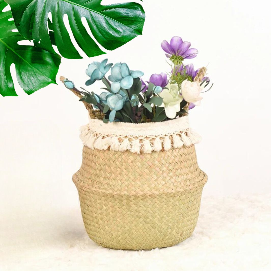 Panier de Rangement Tressé "Bayamo" Macramé&Co | La décoration bohème de votre intérieur