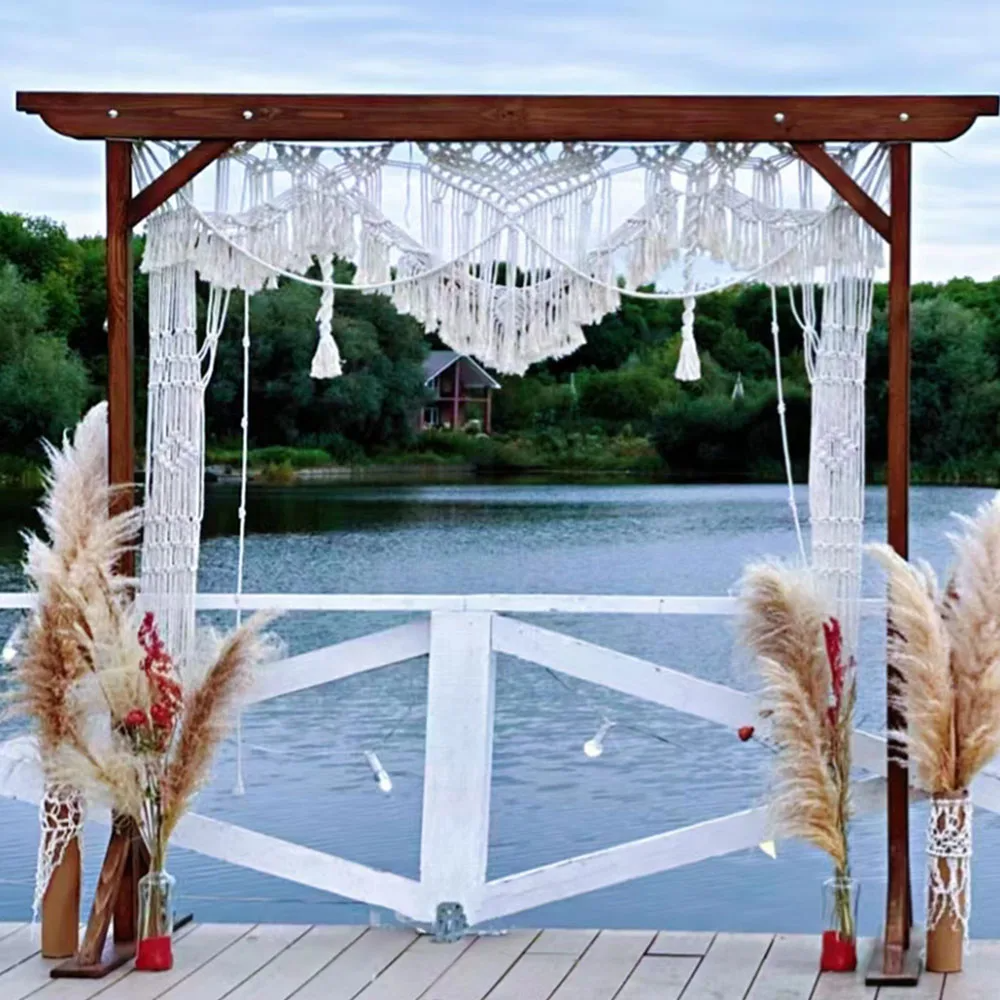 Rideau Macramé Mariage "Alliance" Macramé&Co | La décoration bohème de votre intérieur