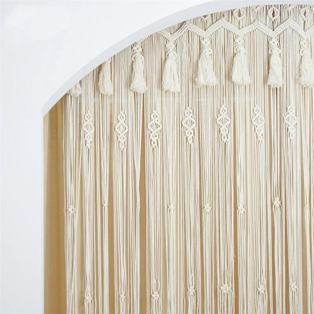 Rideau Salon "Séville" Macramé&Co | La décoration bohème de votre intérieur
