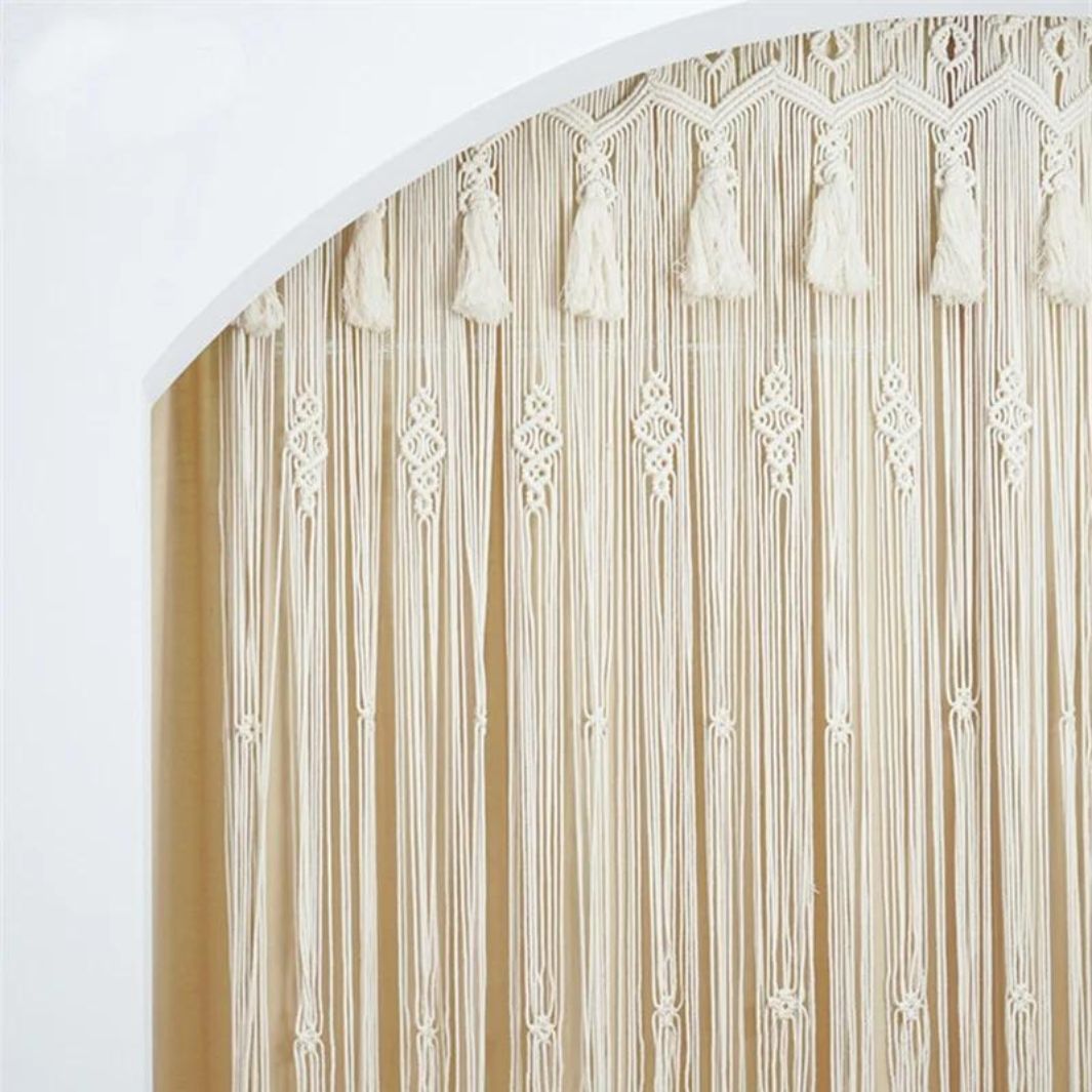 Rideau Salon "Séville" Macramé&Co | La décoration bohème de votre intérieur
