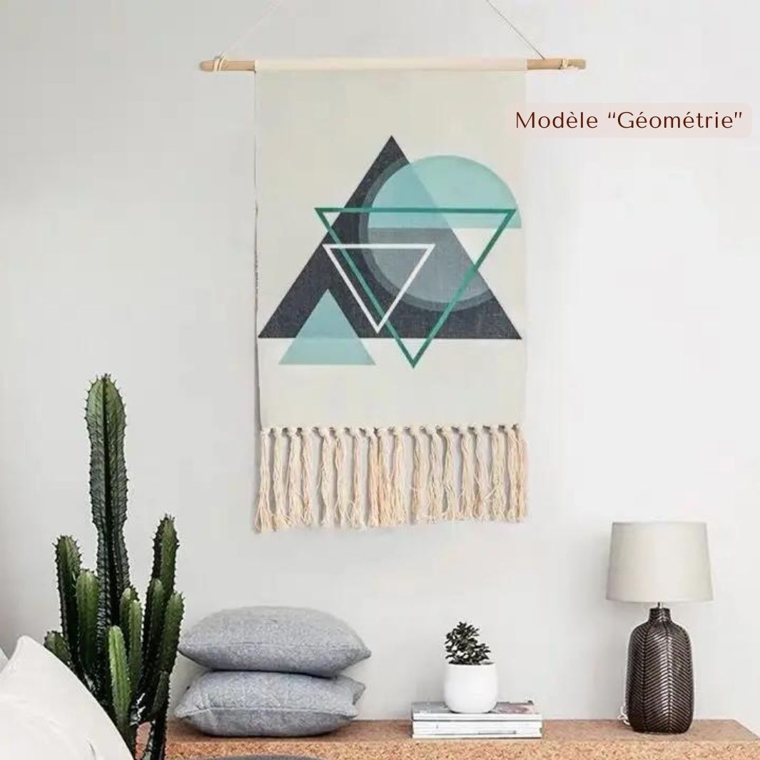 Tableau Mural Macramé "Cuzco" Géométrie Macramé&Co