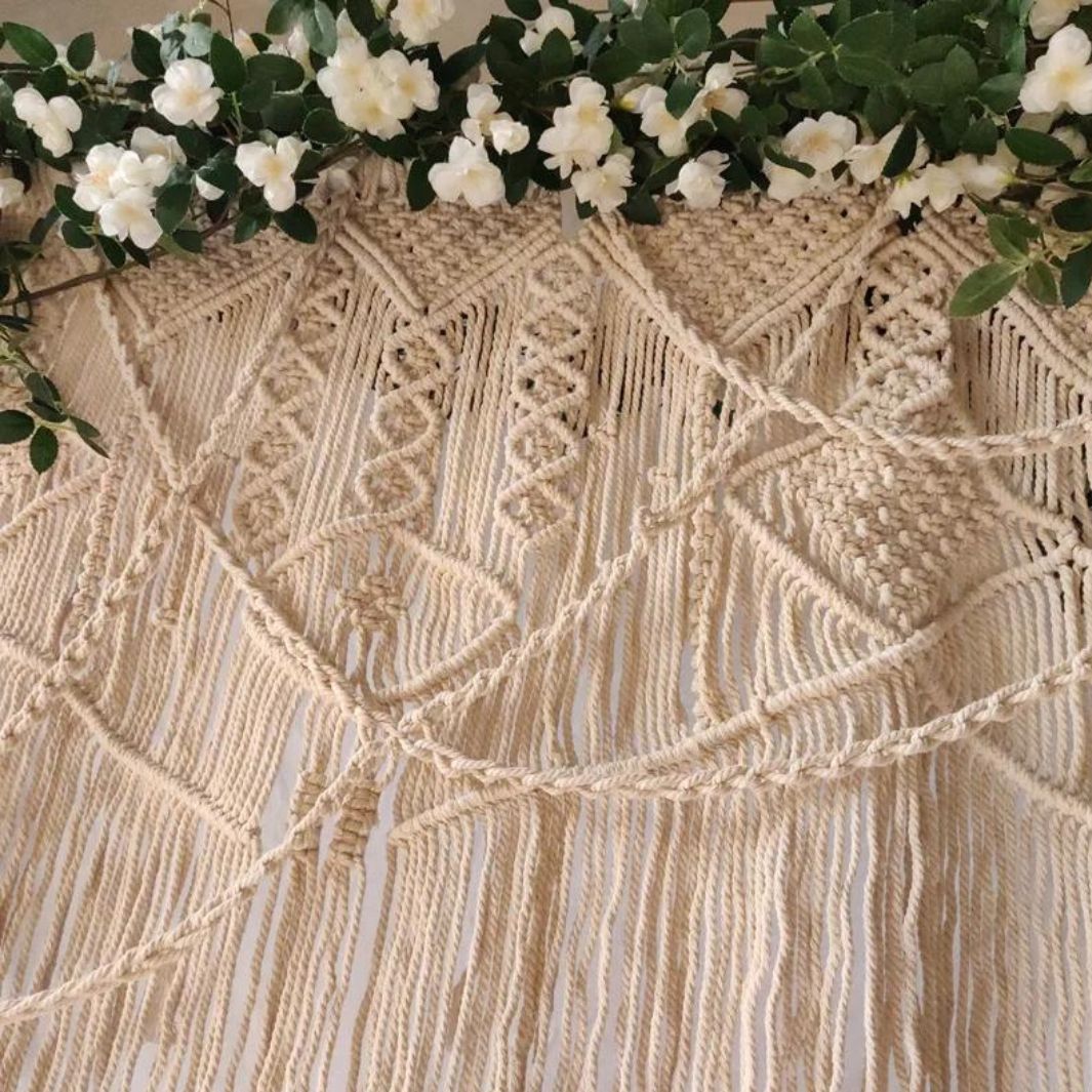 Tenture Murale Mariage "Amore" Macramé&Co | La décoration bohème de votre intérieur